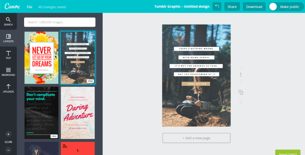 Exemple image Canva